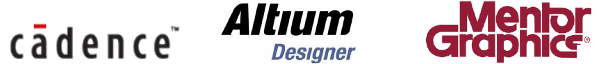 Cadence, Altium Designer and Mentor Graphics
